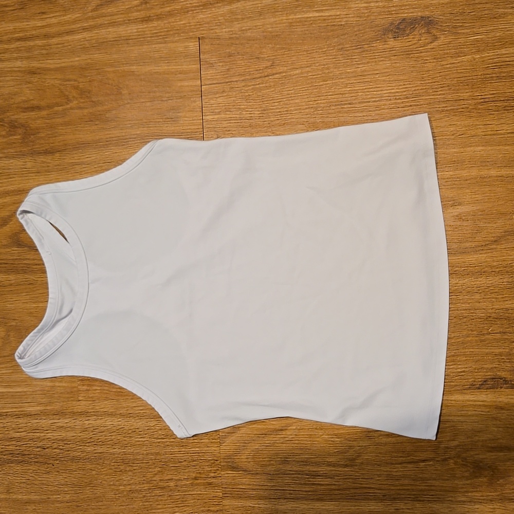 White Athleta Transcend Racerback Tank Size Small